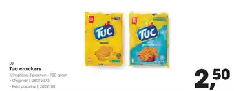 HANOS Tuc cracker 100g aanbieding