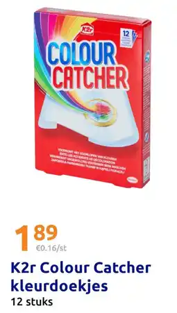 Action K2r Colour Catcher kleurdoekjes aanbieding