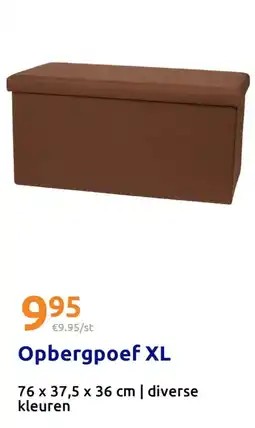 Action Opbergpoef XL aanbieding
