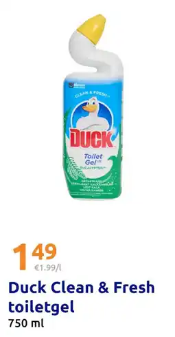 Action Duck Clean & Fresh toiletgel aanbieding