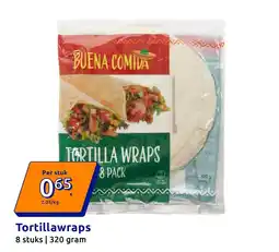 Action Tortillawraps aanbieding