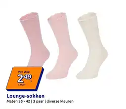 Action Lounge-sokken aanbieding