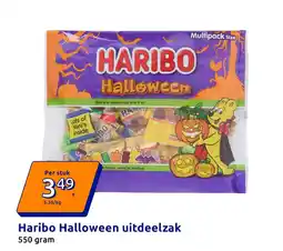 Action Haribo Halloween uitdeelzak aanbieding