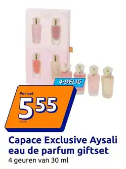 Action Capace Exclusive Aysali eau de parfum giftset aanbieding