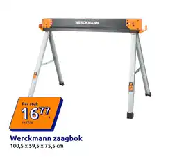 Action Werckmann zaagbok aanbieding