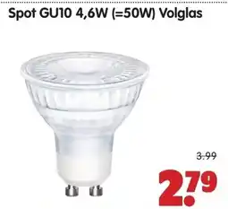 Plentyparts Volglas Spot GU10 4,6W (=50W) aanbieding