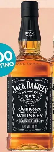 Mitra Jack Daniel's Black Label - Old No. 7 | 100 CL aanbieding