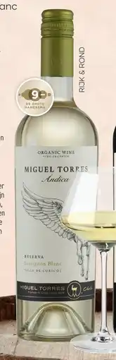 Mitra Miguel Torres Andica Sauvignon Blanc Reserva | 75 CL aanbieding