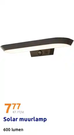 Action Solar muurlamp aanbieding