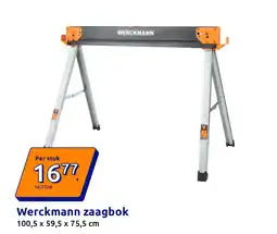 Action Werckmann zaagbok aanbieding