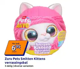 Action Zuru Pets Smitten Kittens verrassingsbal aanbieding