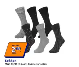 Action Sokken aanbieding