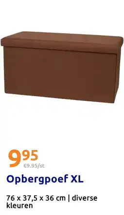 Action Opbergpoef XL aanbieding