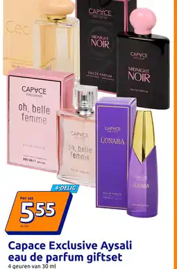 Action Capace Exclusive Aysali eau de parfum giftset aanbieding