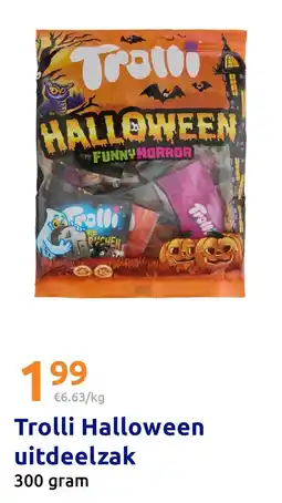 Action Trolli Halloween uitdeelzak aanbieding