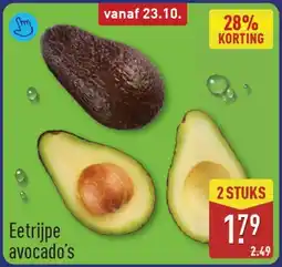 ALDI Eetrijpe avocado's aanbieding