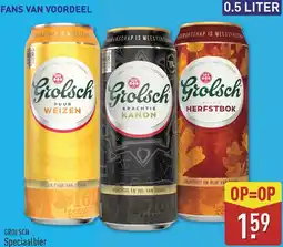 ALDI Grolsch Speciaalbier aanbieding