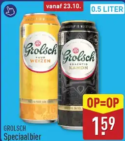 ALDI Grolsch Speciaalbier aanbieding