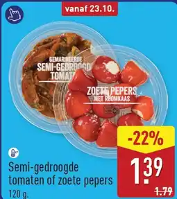 ALDI Semi-gedroogde tomaten of zoete pepers aanbieding