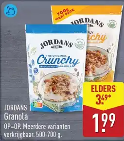 ALDI Jordans Granola aanbieding