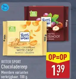 ALDI Ritter Sport Chocoladereep aanbieding