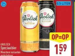 ALDI Grolsch Speciaalbier aanbieding