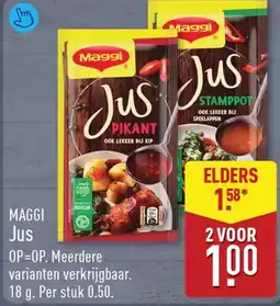 ALDI Maggi Jus aanbieding