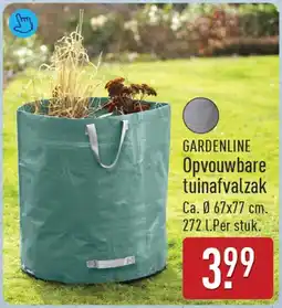 ALDI GARDENLINE Opvouwbare tuinafvalzak aanbieding