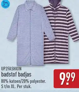ALDI UP2FASHION badstof badjas aanbieding