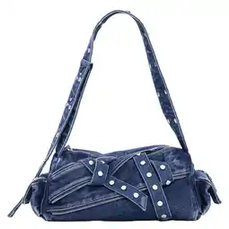 Wehkamp Desigual denim schoudertas blauw aanbieding