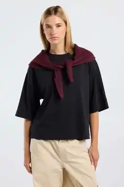 Wehkamp America Today T-shirt - zwart aanbieding