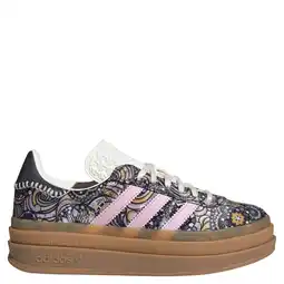 Wehkamp adidas Originals Gazelle leren sneakers - donkerblauw/roze aanbieding