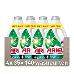 Wehkamp Ariel Vloeibaar Wasmiddel +Touch of Lenor Unstoppables - 4 x 35 Wasbeurten aanbieding