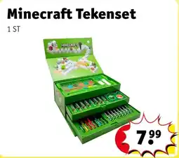 Kruidvat Minecraft Tekenset aanbieding