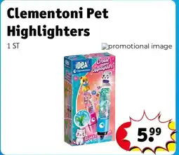Kruidvat Clementoni Pet Highlighters aanbieding