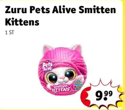 Kruidvat Zuru Pets Alive Smitten Kittens aanbieding