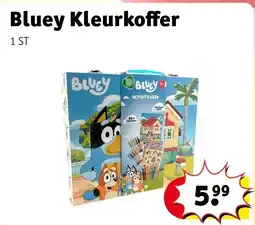 Kruidvat Bluey Kleurkoffer aanbieding
