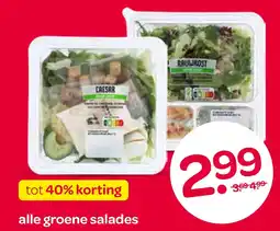 Spar alle groene salades aanbieding