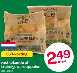 Spar vastkokende of kruimige aardappelen aanbieding
