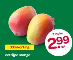 Spar eetrijpe mango aanbieding