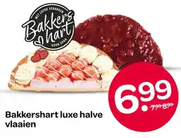 Spar Bakkershart luxe halve vlaaien aanbieding