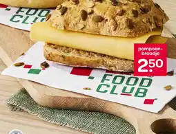 Spar pompoen- broodje aanbieding