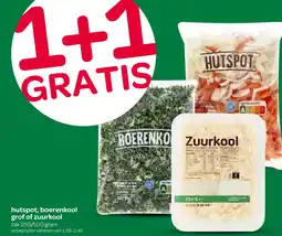 Spar hutspot, boerenkool grof of zuurkool aanbieding