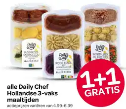 Spar alle Daily Chef Hollandse 3-vaks maaltijden aanbieding
