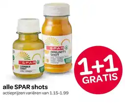 Spar alle SPAR shots aanbieding