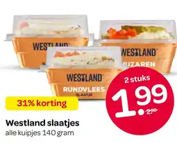 Spar Westland slaatjes aanbieding