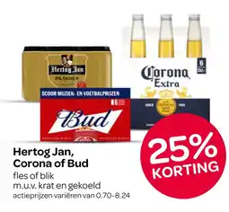 Spar Hertog Jan, Corona of Bud aanbieding
