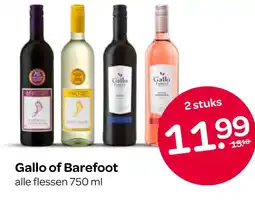 Spar Gallo of Barefoot aanbieding
