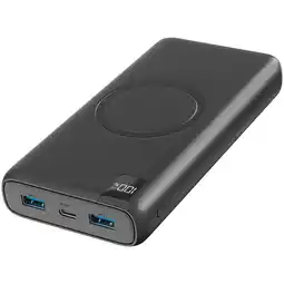 ANWB Strex Powerbank met Draadloze Qi Lader Zwart aanbieding