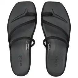 Foot Locker Crocs Miami Slippers en Sandalen Dames - Zwart - Maat 39-40 - Plastic aanbieding